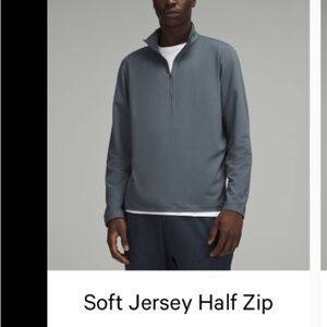 Soft Jersey Half Zip
